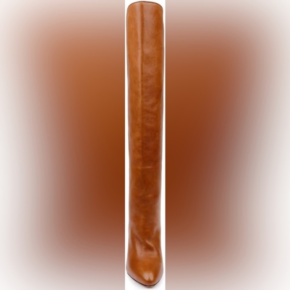 DEE OCLEPPO Ojai Knee High Boot In Cognac Leather Tan Knee-High Women's Boots - Picture 7 of 15